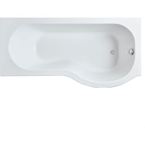 1600mm P shaped showerbath RH