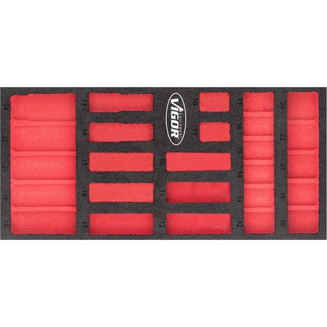 VIGOR Weichschaum-Einlage, leer V5602-L (1/2)