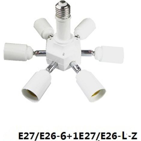Fourniture de nouveaux adaptateurs et douilles universels E27/E40 vers 6+1E27, vente directe et certification. (1/4)