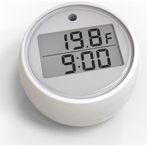 Wasserdichtes elektronisches Eisbadthermometer mit automatischem Timer, °C/°F-Temperatureinstellung und akustischem Alarm für Schwimmbad und Fitnessbereich. (1/5)