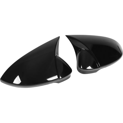 Coques de rétroviseurs extérieurs style klaxon pour BMW MK8 VIII R GTD (à partir de 2020), noir brillant (1/5)