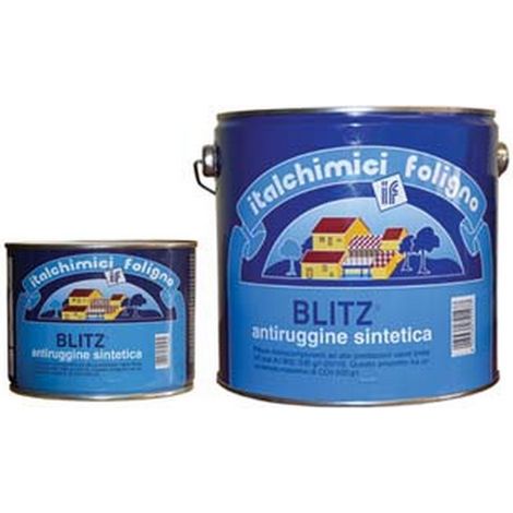 6PZ ANTIRUGGINE SINTETICO "BLITZ" - ml.500 grigio