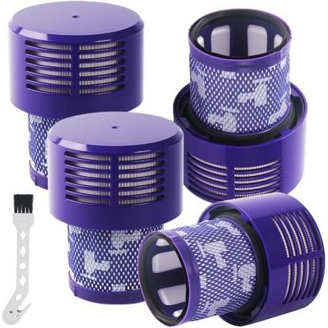 4 Pack Filtre pour Dyson V10,Filtre de Remplacement lavable pour Aspirateur Dyson V10 Absolute Cyclone Serie, Dyson V10 SV12, V10 Absolute, V10 Animal, V10 Total Clean (1/5)