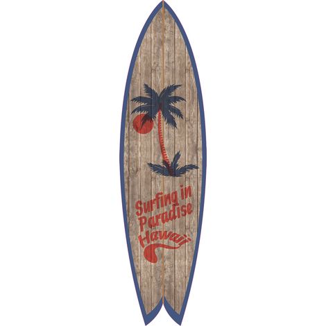 Planche de surf décorative paradise (1/4)