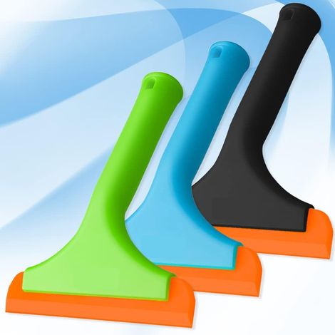 Raclettes silicone 5cm pour vitres voiture et film de protection lot de 3 (1/5)
