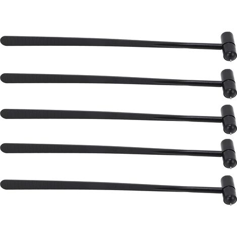 Ensemble de 5 marteaux dermique à double aiguille en forme d'étoile, manche en ABS, légers et à double tête (1/5)