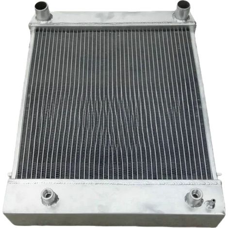 Radiador de aluminio, compatible con el motor 300TDI, mejora la eficiencia de refrigeración en un 40%, construcción duradera totalmente de aluminio, ajuste directo para Land Rover Defender y Discovery (1/5)