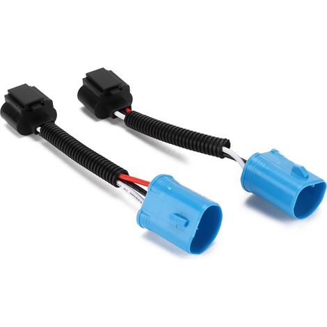 Connecteur adaptateur 9007 mâle vers H13 femelle pour phares et antibrouillards FORD F250 F350 Super Duty 1999-2004, remplacement électrique, kit de câblage (1/5)