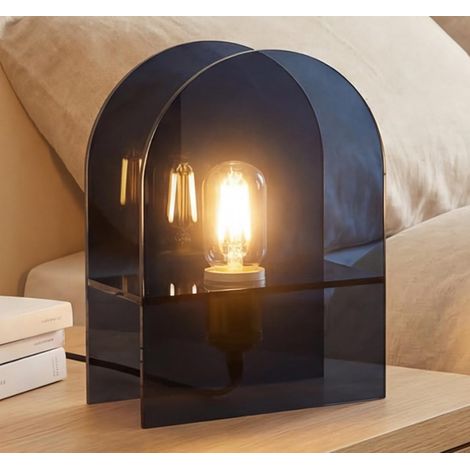 Lampe de Table Créative en acrylique bleu foncé design (1/5)