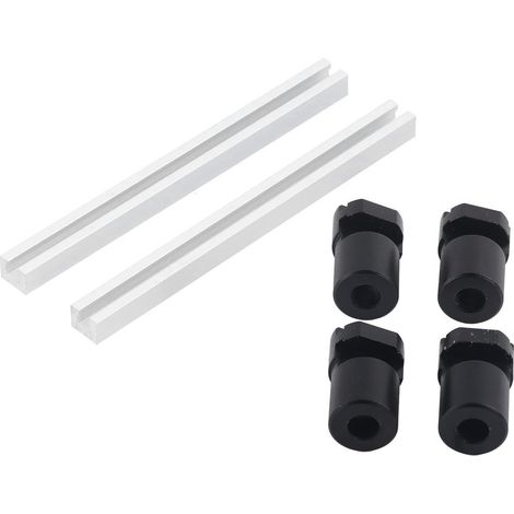 4 pièces 20mm banc chien, alliage d'aluminium bricolage conception humanisée établi positionnement outil de fixation (1/5)