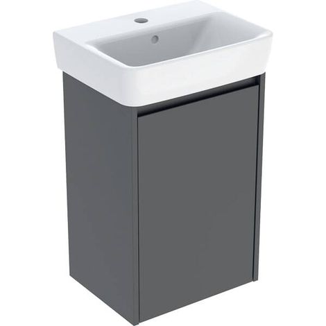 Geberit Renova Plan Set Handwaschbecken mit Unterschrank, 1 Tür,