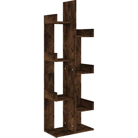 Maison Exclusive - Estantería madera contrachapada roble ahumado (1/5)