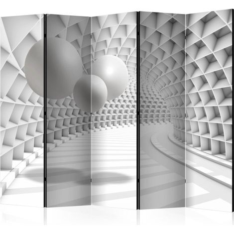 Paravent 5 Volets "Abstract Tunnel" 172x225cm (1/2)