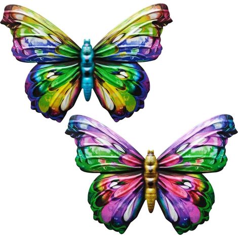 murale papillon en métal HOOWIFFY élégante décoration murale (1/5)
