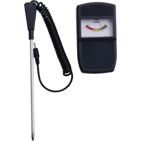 Bodendetektor Boden-PH-Messgerät 2-in-1 Alkalinitäts- und Feuchtigkeitsanalysator Pflanzenpflege Säuretester 2-in-1 Bodendetektor Pflanzenbodentester Pflanzenpflegemessgerät