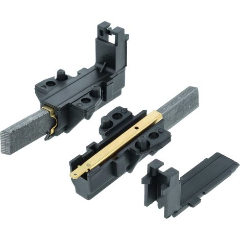 vhbw 2x spazzola carbone con base sostituisce AEG 50216397005, 481236248446, 481281729461, 4812.362.48004 per lavatrice