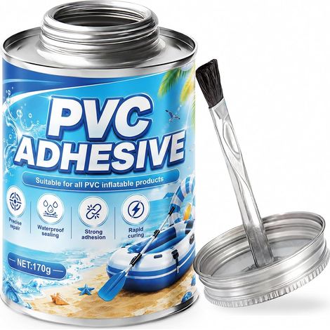 Gonflablecolle PVC, Colle PVC Piscine, Adhérence Forte, Etanche, 170g (1/5)