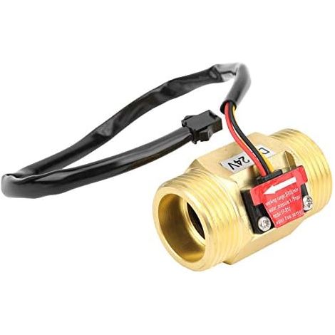 YF-B10 capteur de débit d'eau débitmètre Hall G1 Pouce Fil extérieur capteur de débit d'eau en cuivre débitmètre à Turbine DC24V (1/5)