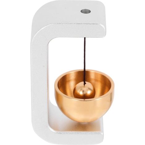 Türklingel aus Messing mit C-förmiger Metallglocke, einfacher magnetischer Alarm für Zuhause/Büro/Geschäft