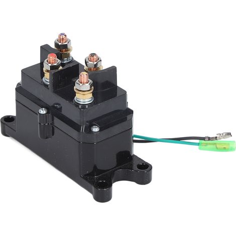 Relais de treuil 250A IP67 étanche, contacts en laiton haute performance - Compatible treuils électriques tout-terrain et utilitaires