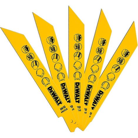 Lama per sega a sciabola DeWalt 152x1,4 mm