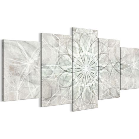 Quadro su tela italiana 100 x 50 cm pentattico - stile boho - sfondi e motivi Quadro su tela italiana 150 x 75 cm pentattico - stile boho - sfondi e motivi (1/5)