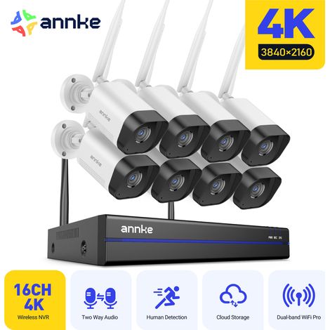 ANNKE 8MP HD Smart Wireless Security Camera System with Human Motion Detection IP66 (1/5)