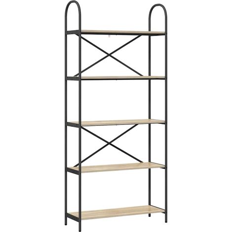 Maison Exclusive - Bücherregal Sonoma-Eiche 80 x 30 x 183 cm Holz
