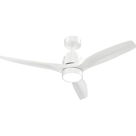 Ventilateur plafonnier réversible et lumineux 140 cm blanc à télécommande - AXELAIR - VPA140