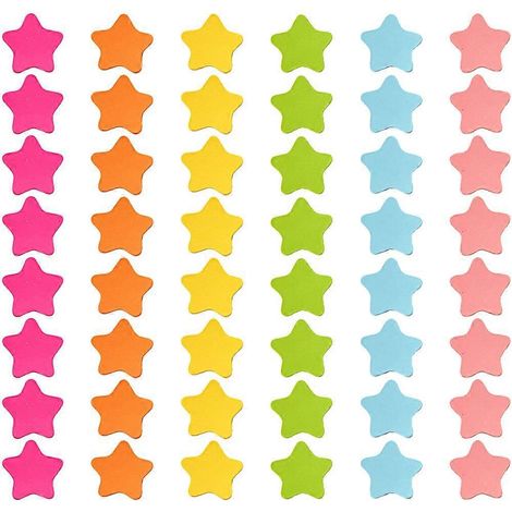 240 aimants décoratifs en forme d'étoile pour tableau noir, autocollants magnétiques créatifs pour réfrigérateur-2.00X2.00X0.10CM (1/4)