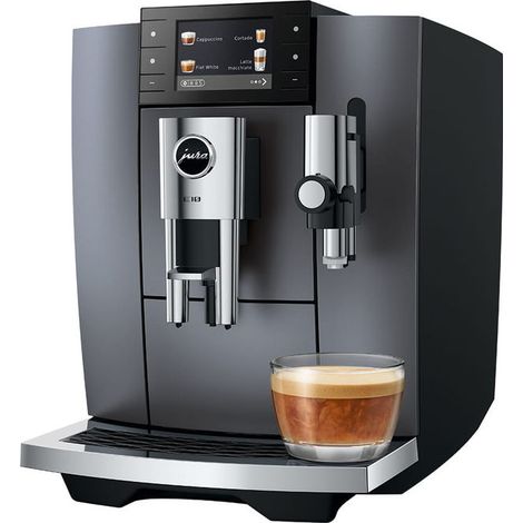 Jura E10 ONYX GREY (EA) Macchina da caffe' Automatica Capacita' serbatoio 1,9 L Funzione Cold Brew e Light Brew colore Onyx Grey