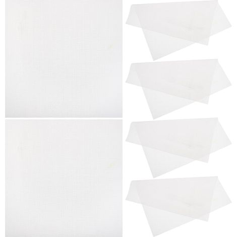 POPETPOP Tapis en Silicone Blanc pour Déshydrateur Alimentaire 6 Pièces, Flexible et Élastique, Facile à Nettoyer, Accessoires pour Outils Cuisine'-'- (1/5)