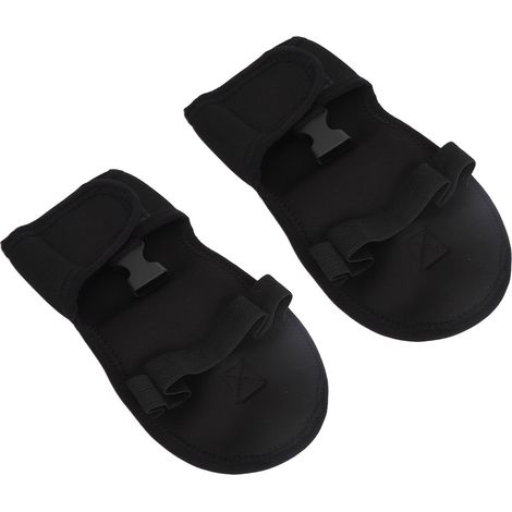 Lot de 2 gants d'entraînement auxiliaires pour la séparation des doigts, prévenant les spasmes de la main et des poings, pour la rééducation après un AVC (1/5)