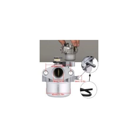 Carburateur 799871 799866 pour moteurs Briggs & Stratton 790845 796707 794304 Toro Recycler 22 et Craftsman. Kit de pièces détachées pour tondeuse à gazon.