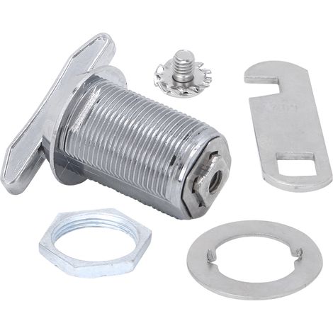 Serrure à came universelle sans clé en alliage de zinc, adaptée aux boîtes aux lettres, vitrines, boîtes à outils et tiroirs. (1/5)