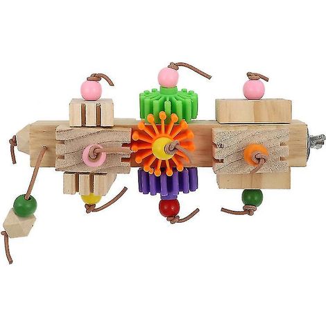 1 jouet oiseau en bois