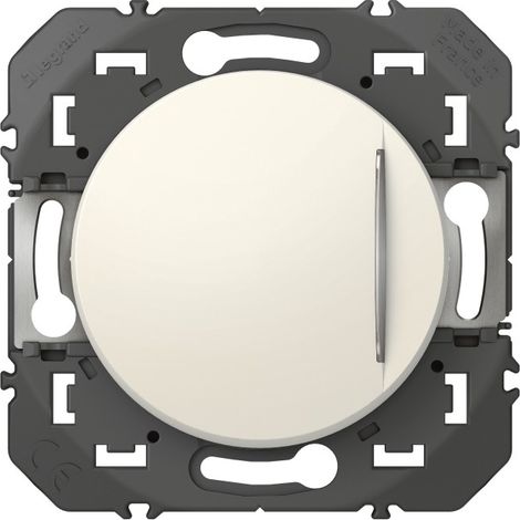 Interruptor de cruce con luz indicadora combinable blanco Dooxie - Legrand