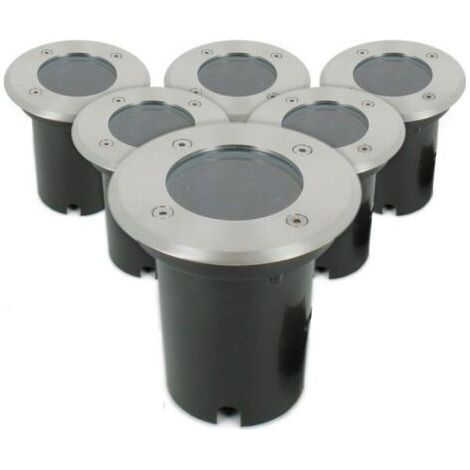 ZOLGINAH Lot de 6 Spots Encastrable de sol INOX 304 GU10 IP67 (1/5)