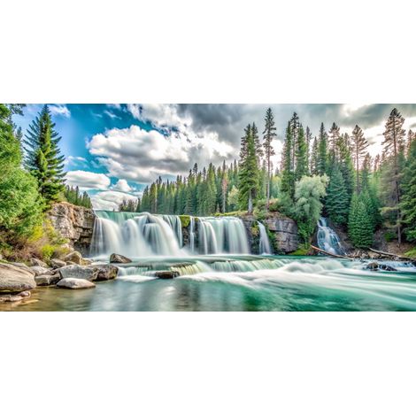 Papier peint cascades chutes deau - 150 x 250 cm (1/2)