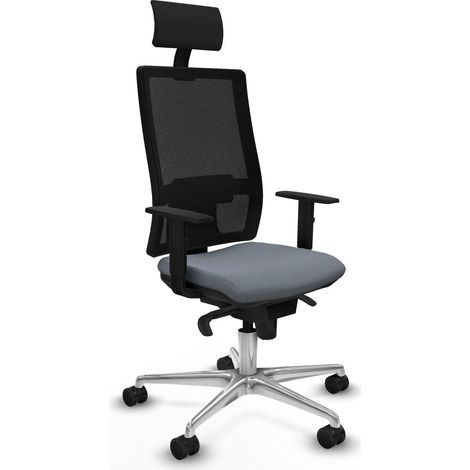 piqueras-y-crespo Horna chaise bureau noir confortable (1/3)