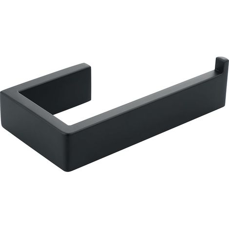 Porte Rouleau Papier Toilette, Longueur 15 CM, Derouleur Papier Toilette Murale pour Salle de Bain/Cuisine, Support Papier Toilette Mural en Acier Inoxydable SUS 304, Durable et Pratique, Noir (1/5)