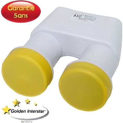 LNB Monobloc Single 6° Double Tête Parabole HD 0,1