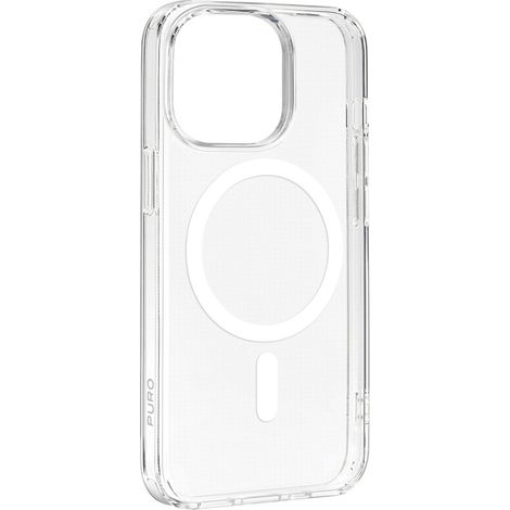 Coque en silicone transparente Puro Lite Mag MagSafe pour iPhone 15 Pro Max