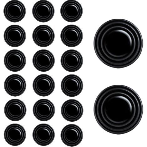 QORVA-20Pcs Amortisseur Porte Voiture,Protections pour portières auto,Autocollants Insonorisés Porte Universel Anti-Collision Pare-Chocs pour Absorption des Chocs de Voiture Isolation phonique