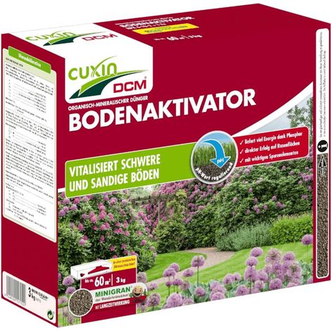 Cuxin Activateur de sol 3 kg – Amendement pour le sol, produit d'entretien pour pelouse, produit d'entretien pour jardin, produit d'entretien pour sol