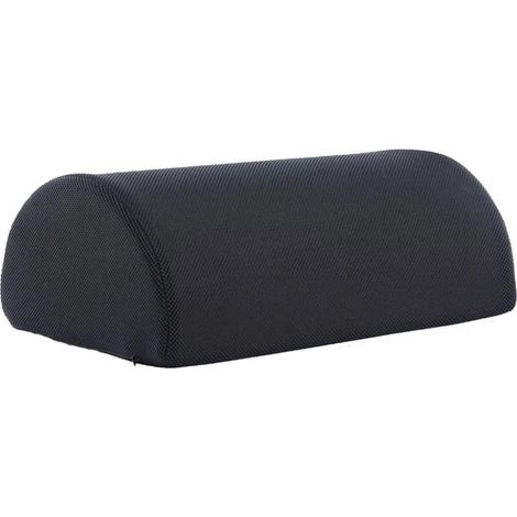 Coussin traversin demi-lune géant pour les jambes, les genoux, le bas du dos et la tête, coussin de soutien lombaire pour le lit, confort des chevilles et des pieds pendant le sommeil, noir (1/5)