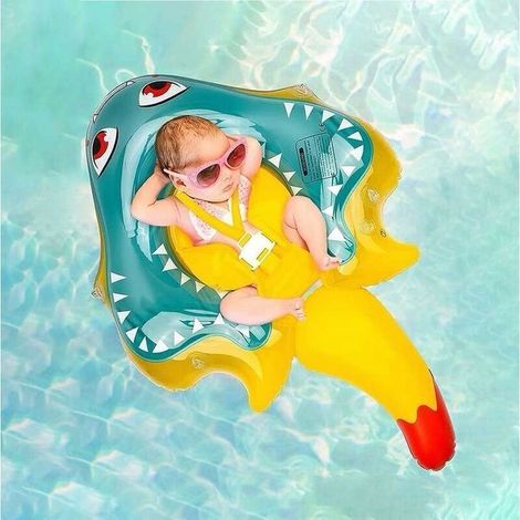 Baby Buoy, Pool Seat, Inflatable Baby Swimming Ring, Pool Float for 3-36 Months MUMU (1/4)