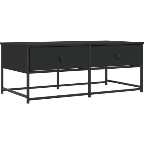 Maison Exclusive - Couchtisch Schwarz 100x51x40 cm Holzwerkstoff