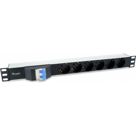 333312 unidad de distribución de energía (PDU) 6 salidas AC 1U Negro