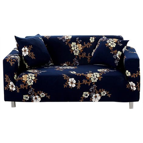 Housse de canapé élastique imperméable pour canapé 3 places, protection anti-taches en polyester et spandex doux (1/4)